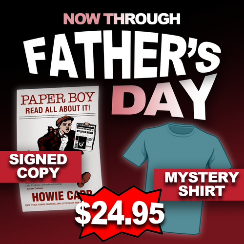 FATHER'S DAY SPECIAL - Paperboy + Free T-Shirt