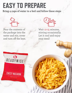 CHEAP BASTARD DEAL - READY WISE 84 Serving Breakfast & Entree Grab & Go Bucket