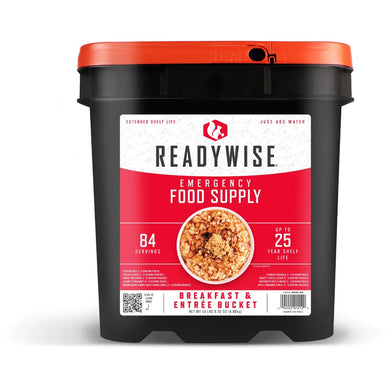 GRACE'S GOODIES - READY WISE 84 Serving Breakfast & Entree Grab & Go Bucket