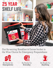 Load image into Gallery viewer, CHEAP BASTARD DEAL - READY WISE 84 Serving Breakfast &amp; Entree Grab &amp; Go Bucket