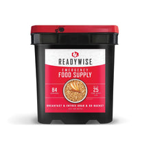Load image into Gallery viewer, CHEAP BASTARD DEAL - READY WISE 84 Serving Breakfast &amp; Entree Grab &amp; Go Bucket